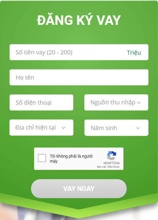 Đăng ký vay tiền VPbank dễ dàng với giao diện thân thiện