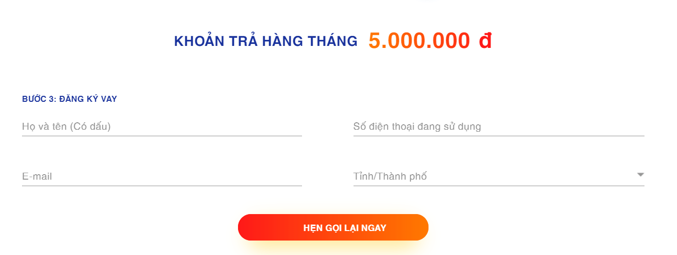 Đăng ký vay với EASY CREDIT nhanh và dễ dàng